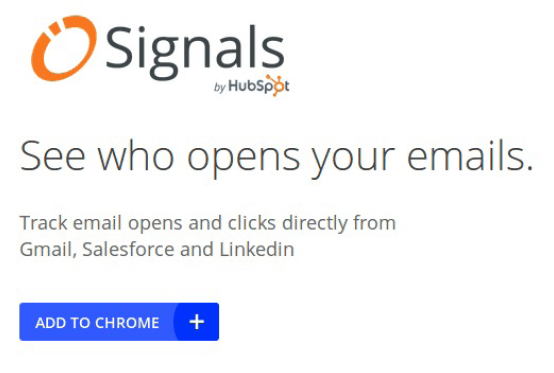 Signals by Hubspot design example.