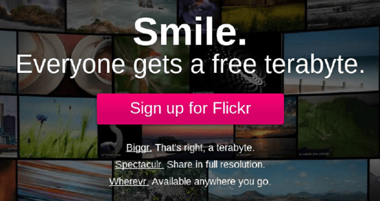 FlickR design example