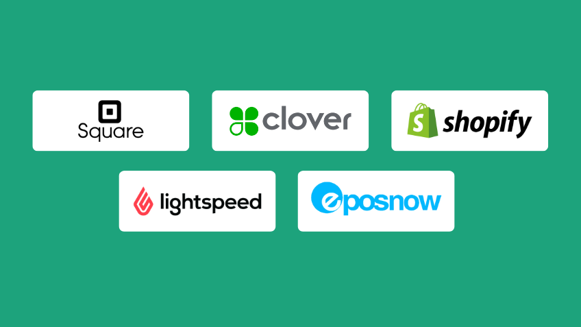 Best Retail POS Systems company logos. 